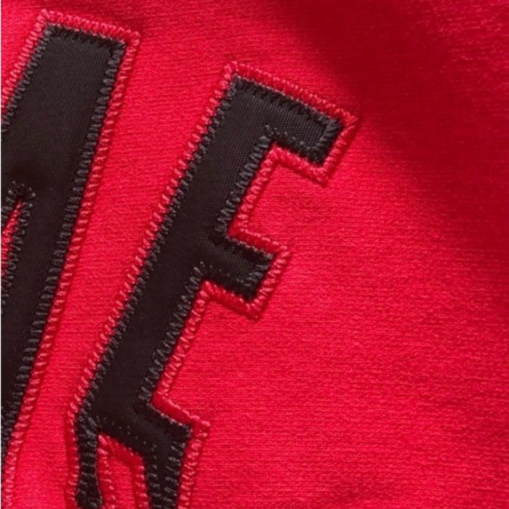 Supreme Ghostface arc logo Red Pullover Hoodie with Black Drip nwt large - Picture 5 of 16